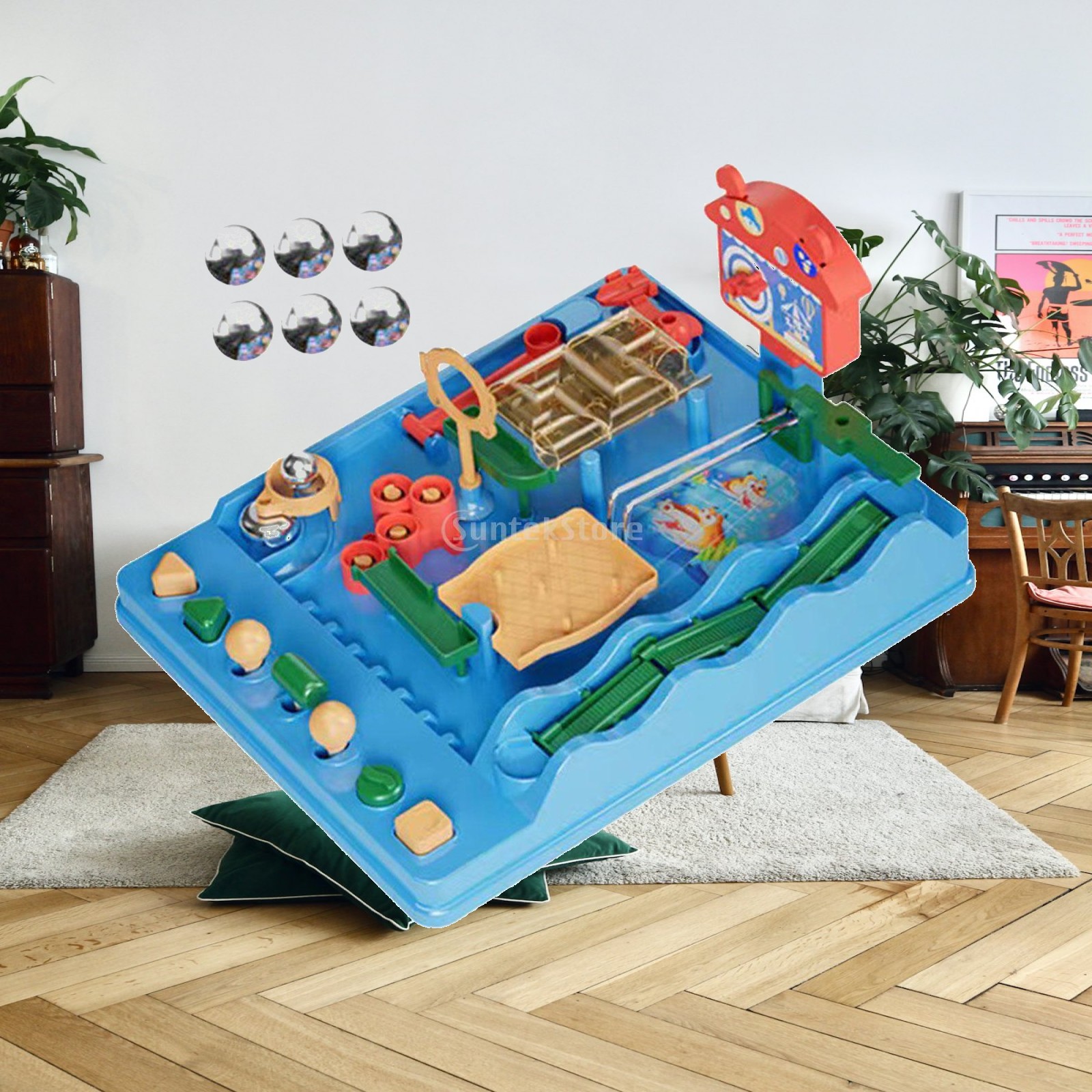 Board Game Race Track - Классическая мраморная дорожка для развития моторики,