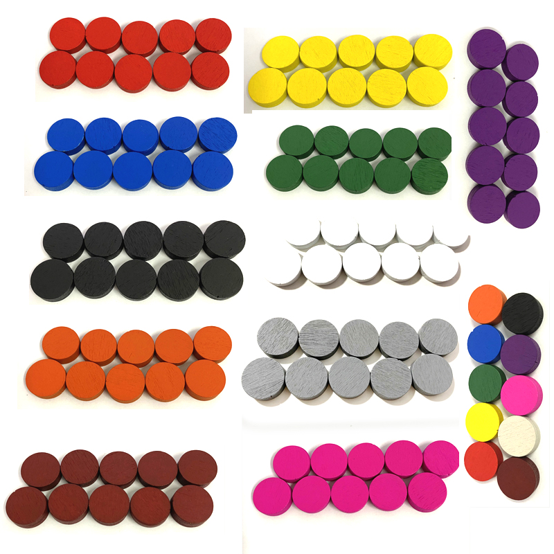 Board Game Harvest - 50 шт., 15*5 мм, 11 цветов,