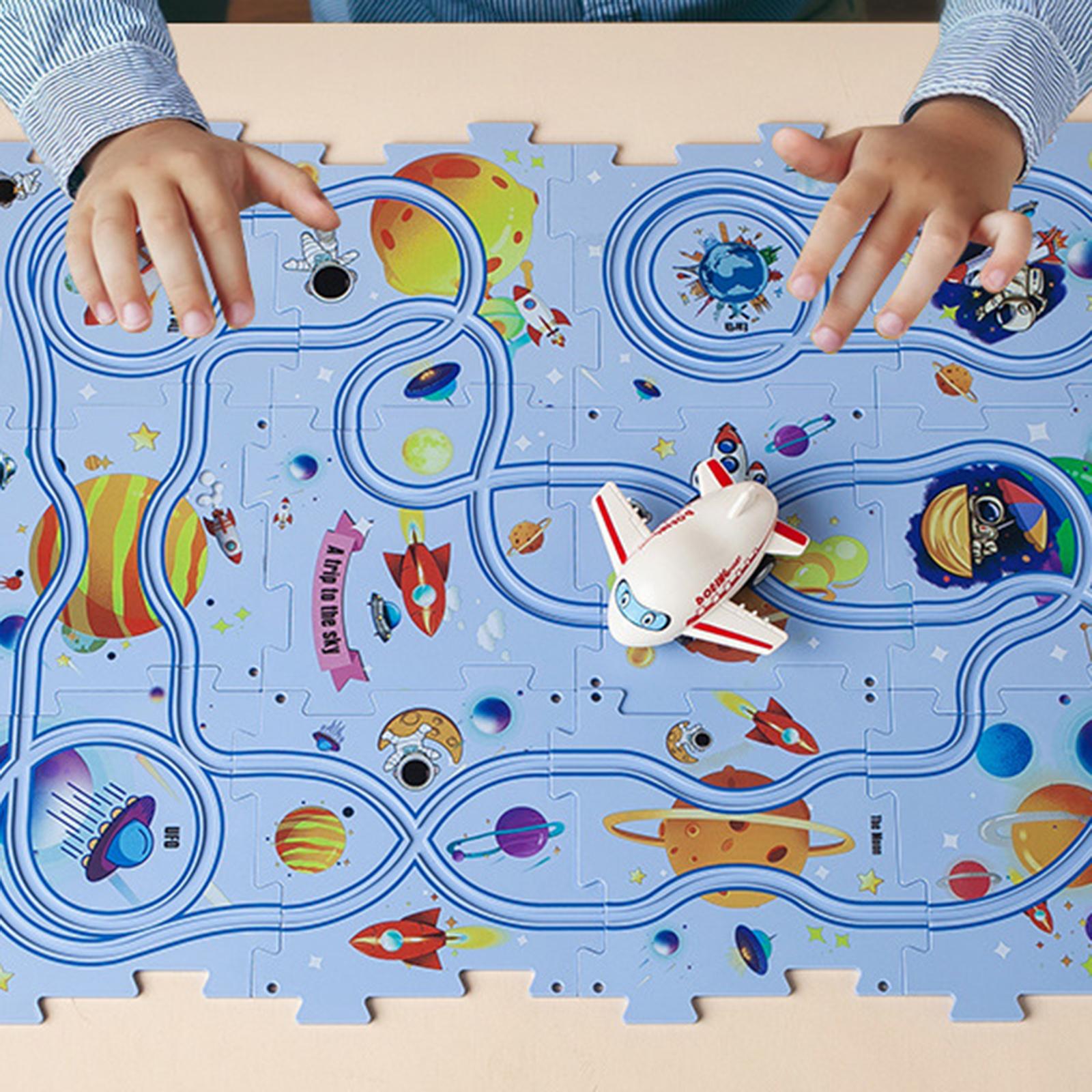Board Game Race Track - Игровой набор «Гоночная трасса»: развивающая головоломка-головоломка,