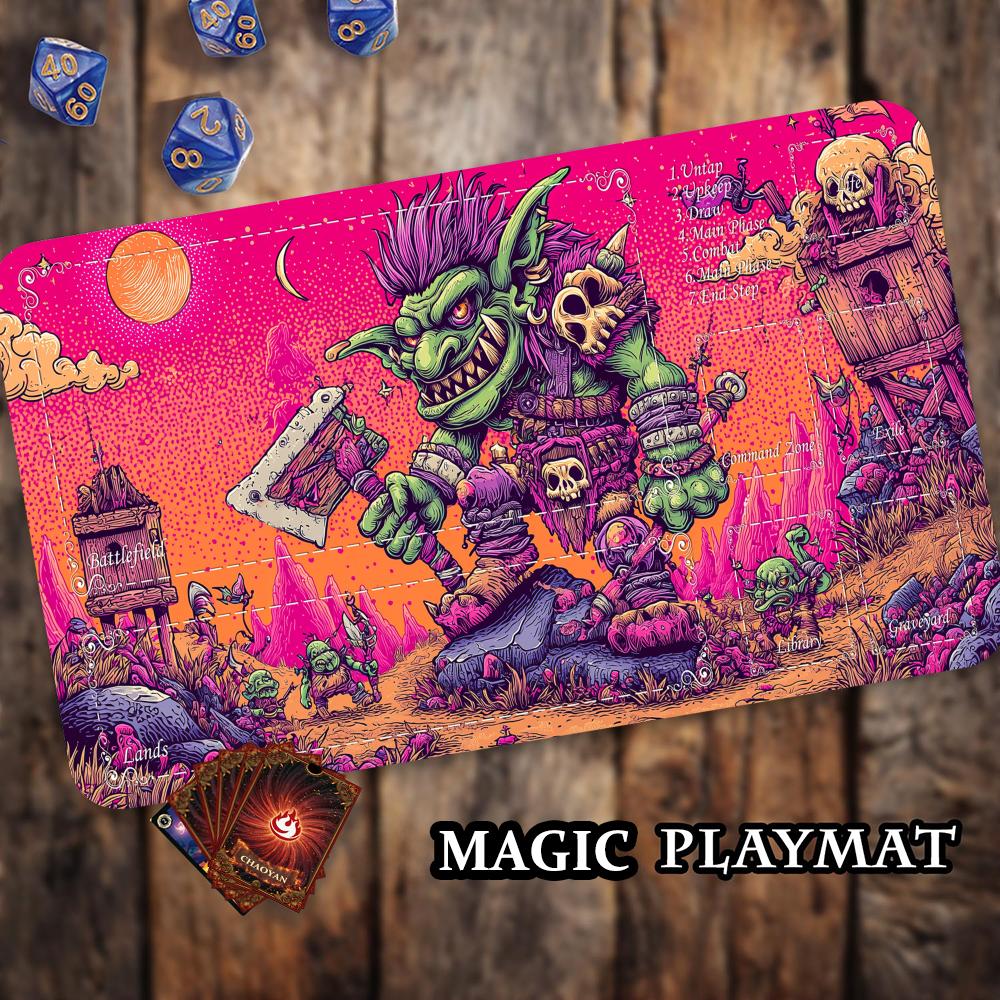 Play Mat Neoprene - Игровой коврик Ferocious Giant Goblin MTG