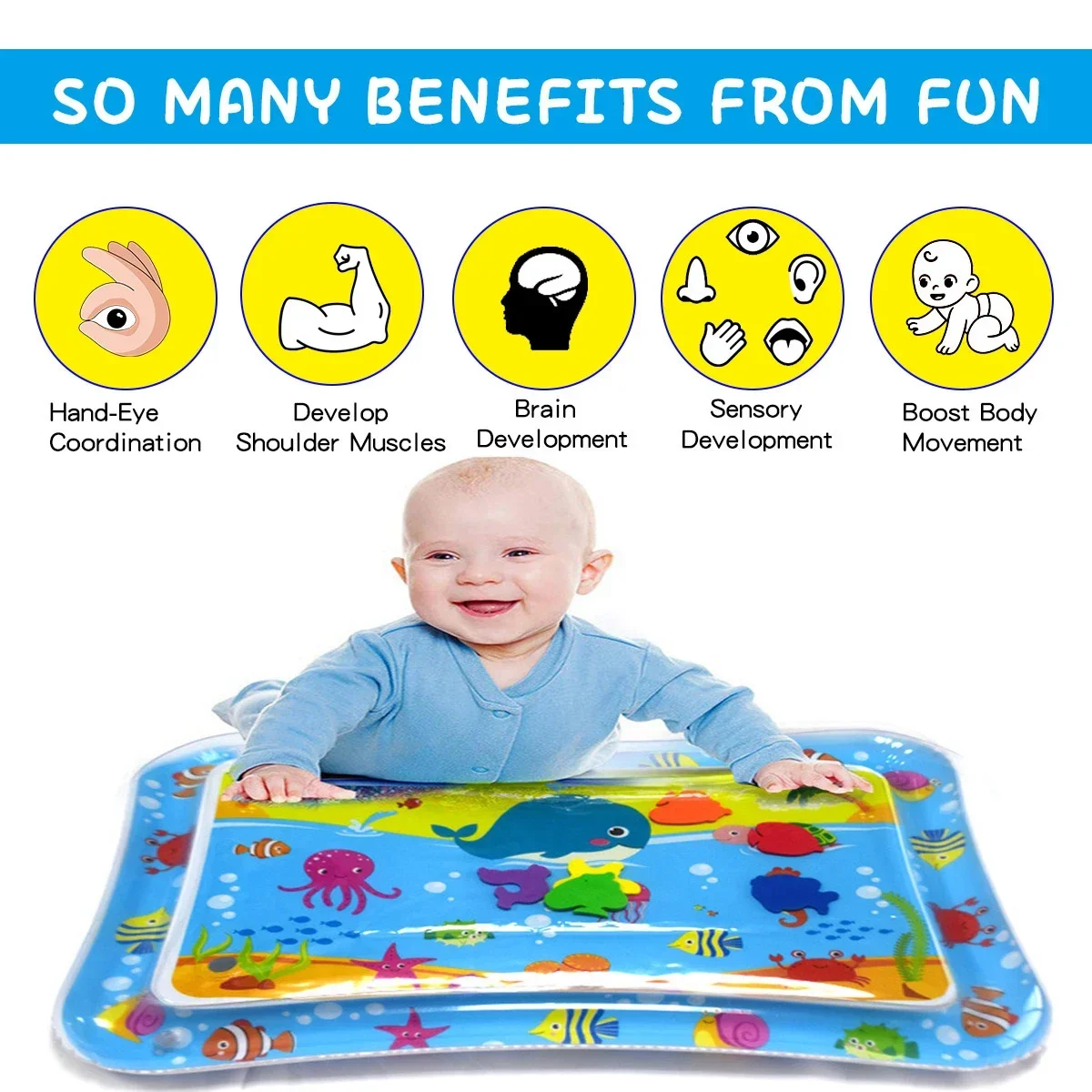 Летний надувной водный коврик, – обзор и цена Play Mat Neoprene