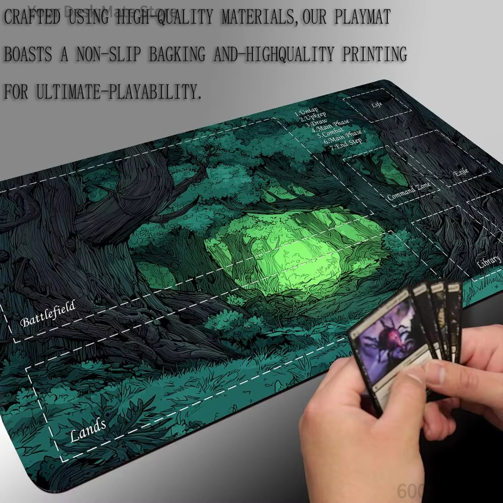 Игровой коврик MTG Forest Them – обзор и цена Play Mat Neoprene