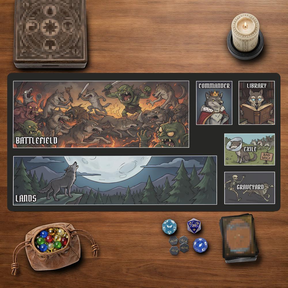 Игровой коврик Werewolf Tribe  – обзор и цена Play Mat Neoprene