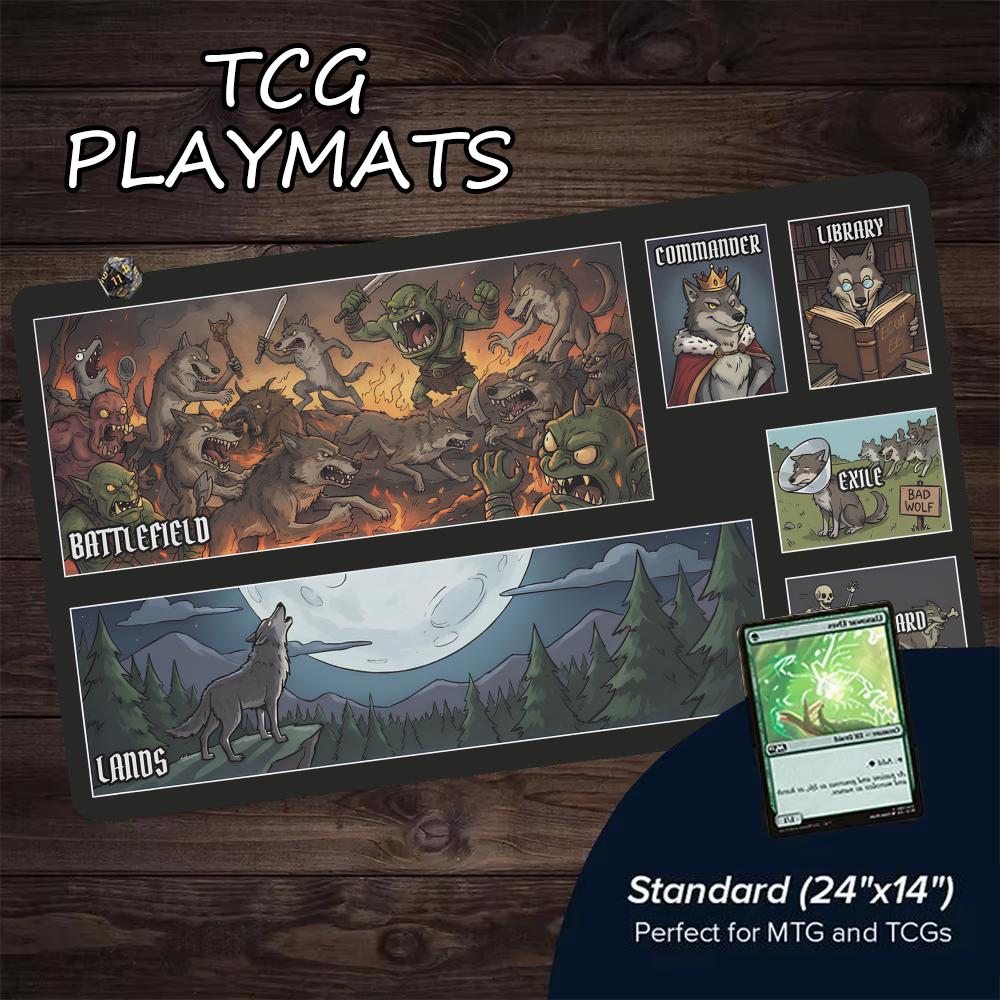 Игровой коврик Werewolf Tribe  – обзор и цена Play Mat Neoprene