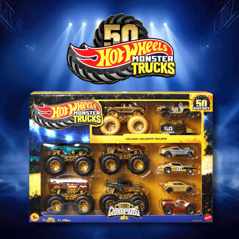 Набор из 11 литых машинок Hot  – обзор и цена Hot Wheels Car Monster Trucks