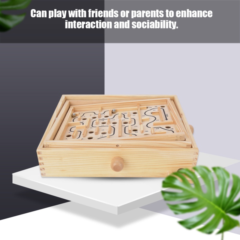 Деревянный обучающий лабиринт  – обзор и цена Board Game Education
